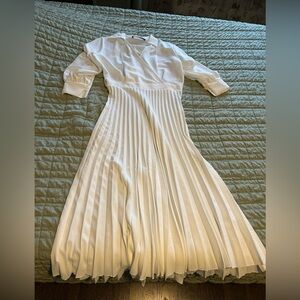 Zara midi white women’s deess